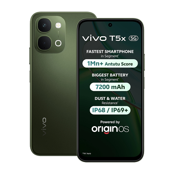 Vivo T5x (Cyber Green, 8/256 GB)